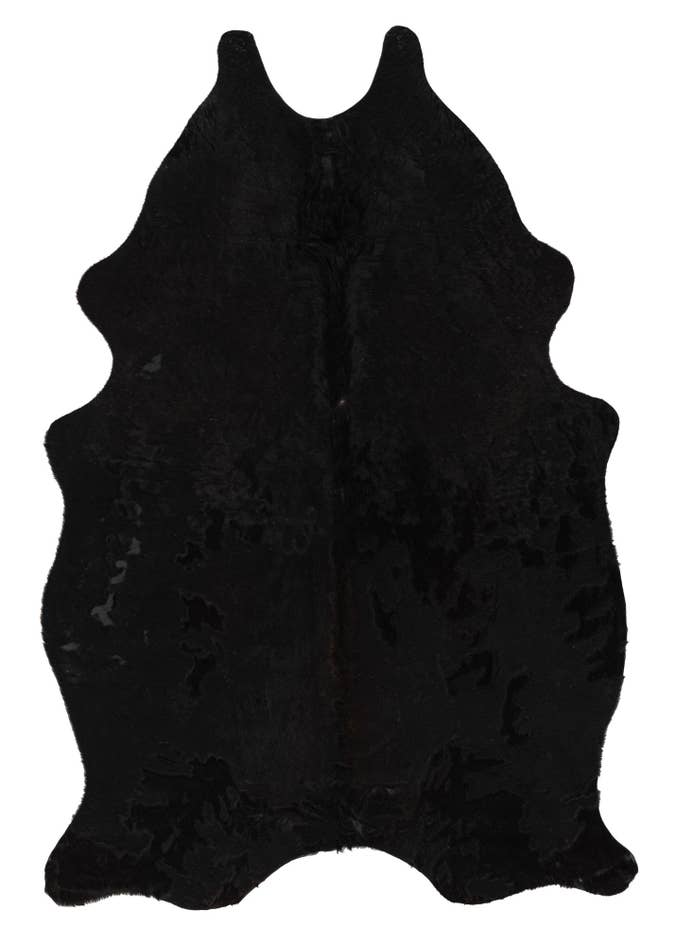 Detail image of 4' 2 x 6' 4 Cowhide Leather Rug