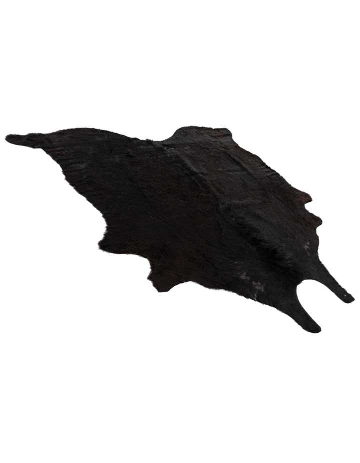 5' 5 x 6' 9 Cowhide Leather Rug