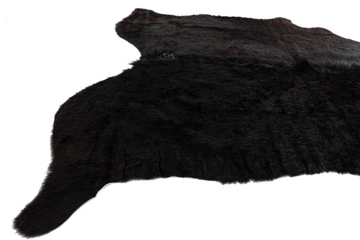 Detail image of 5' 5 x 6' 9 Cowhide Leather Rug