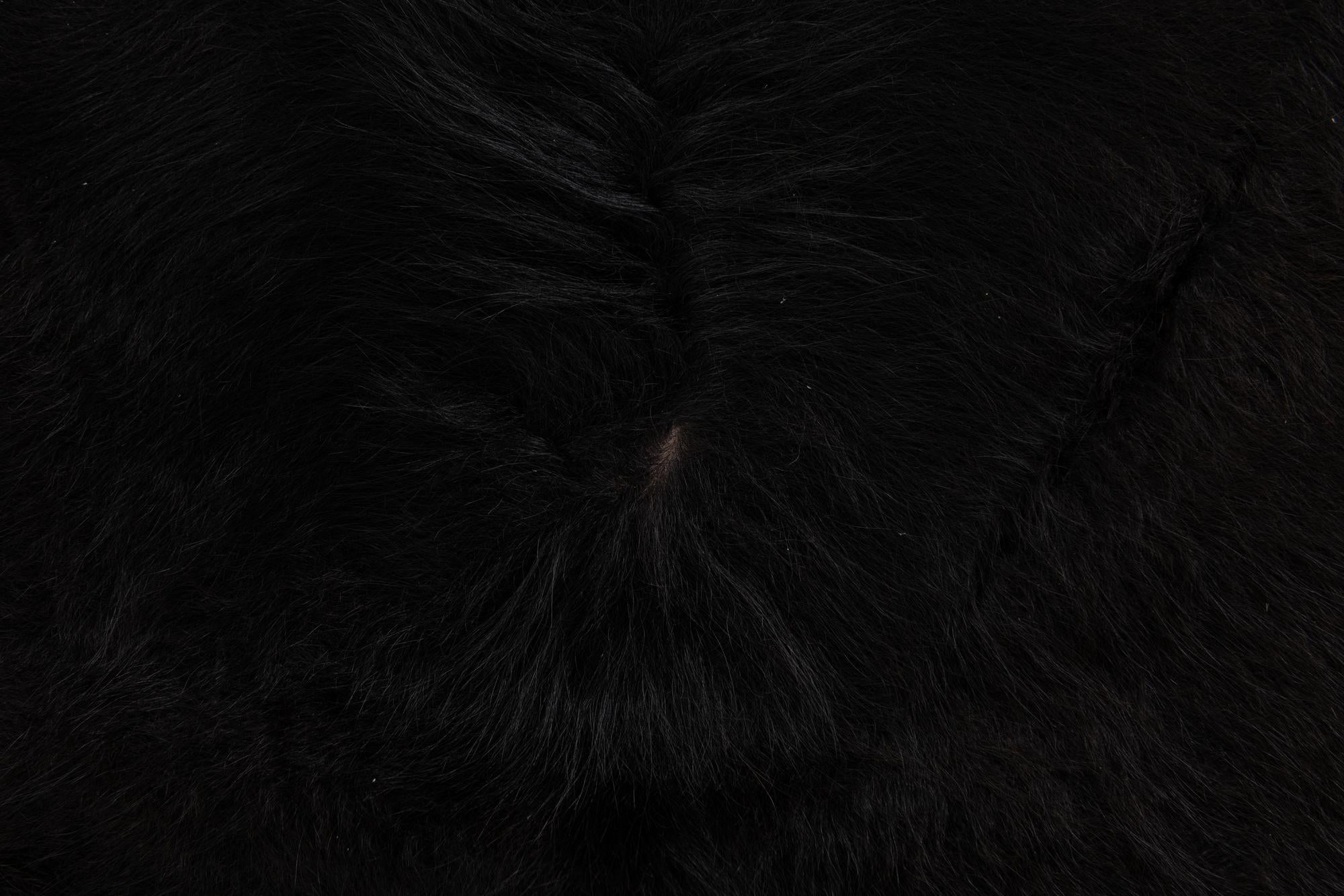 5' 5 x 6' 9 Cowhide Leather Rug