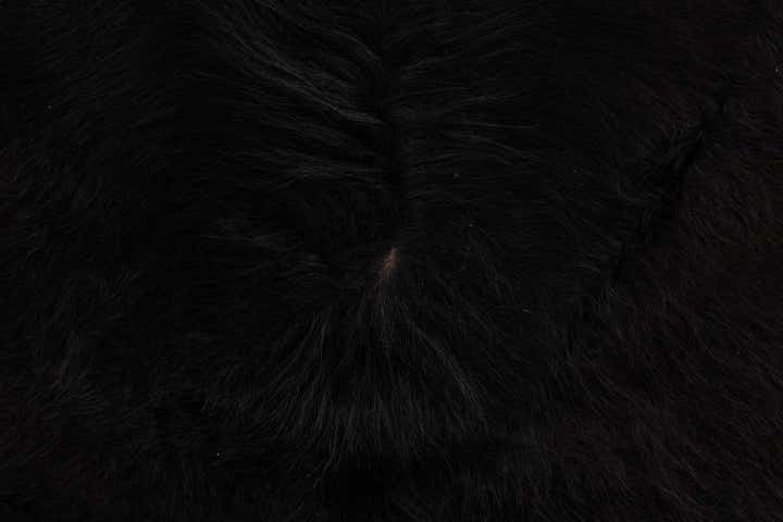 5' 5 x 6' 9 Cowhide Leather Rug