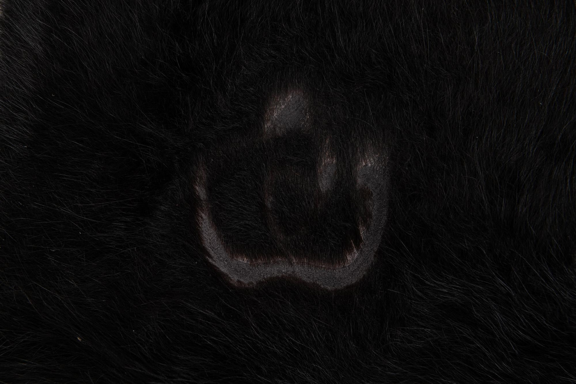 5' 5 x 6' 9 Cowhide Leather Rug