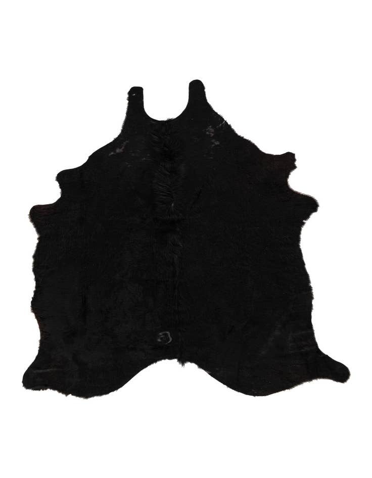 Detail image of 5' 5 x 6' 9 Cowhide Leather Rug