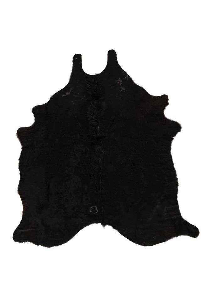 Detail image of 5' 5 x 6' 9 Cowhide Leather Rug