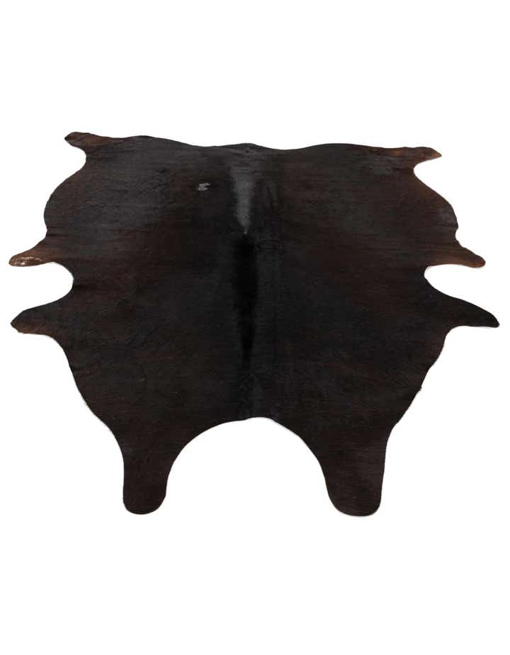 5' 3 x 6' 5 Cowhide Leather Rug