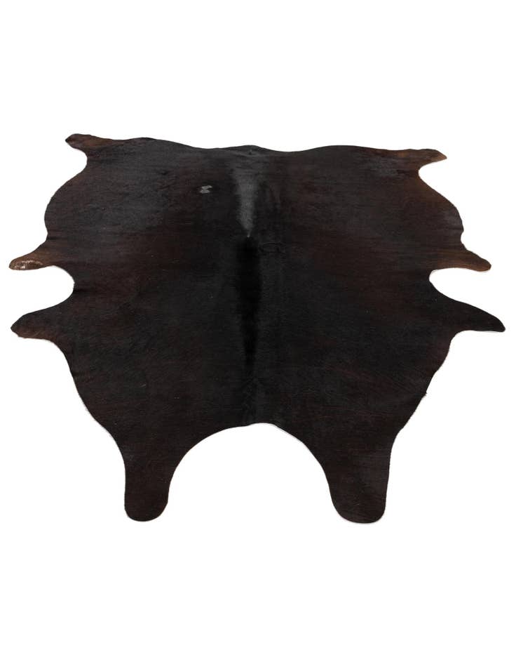 Detail image of 5' 3 x 6' 5 Cowhide Leather Rug