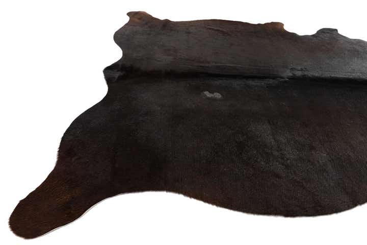 5' 3 x 6' 5 Cowhide Leather Rug