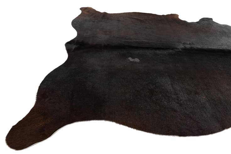 Detail image of 5' 3 x 6' 5 Cowhide Leather Rug