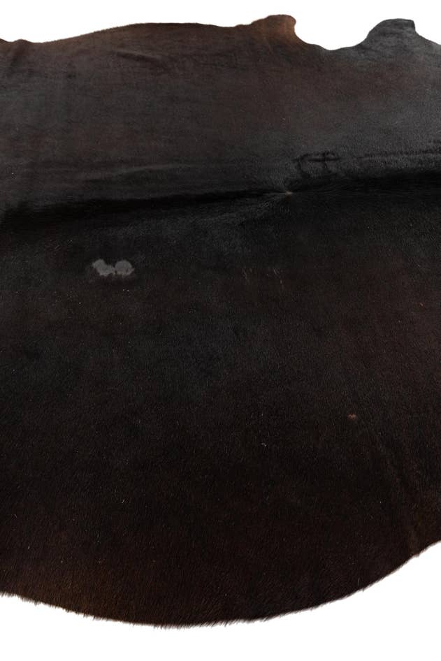 Detail image of 5' 3 x 6' 5 Cowhide Leather Rug