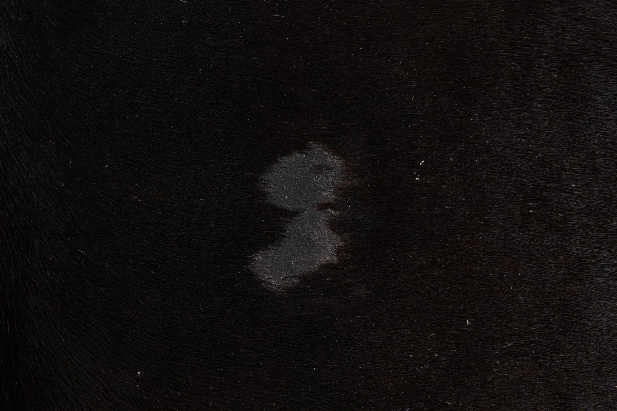 5' 3 x 6' 5 Cowhide Leather Rug