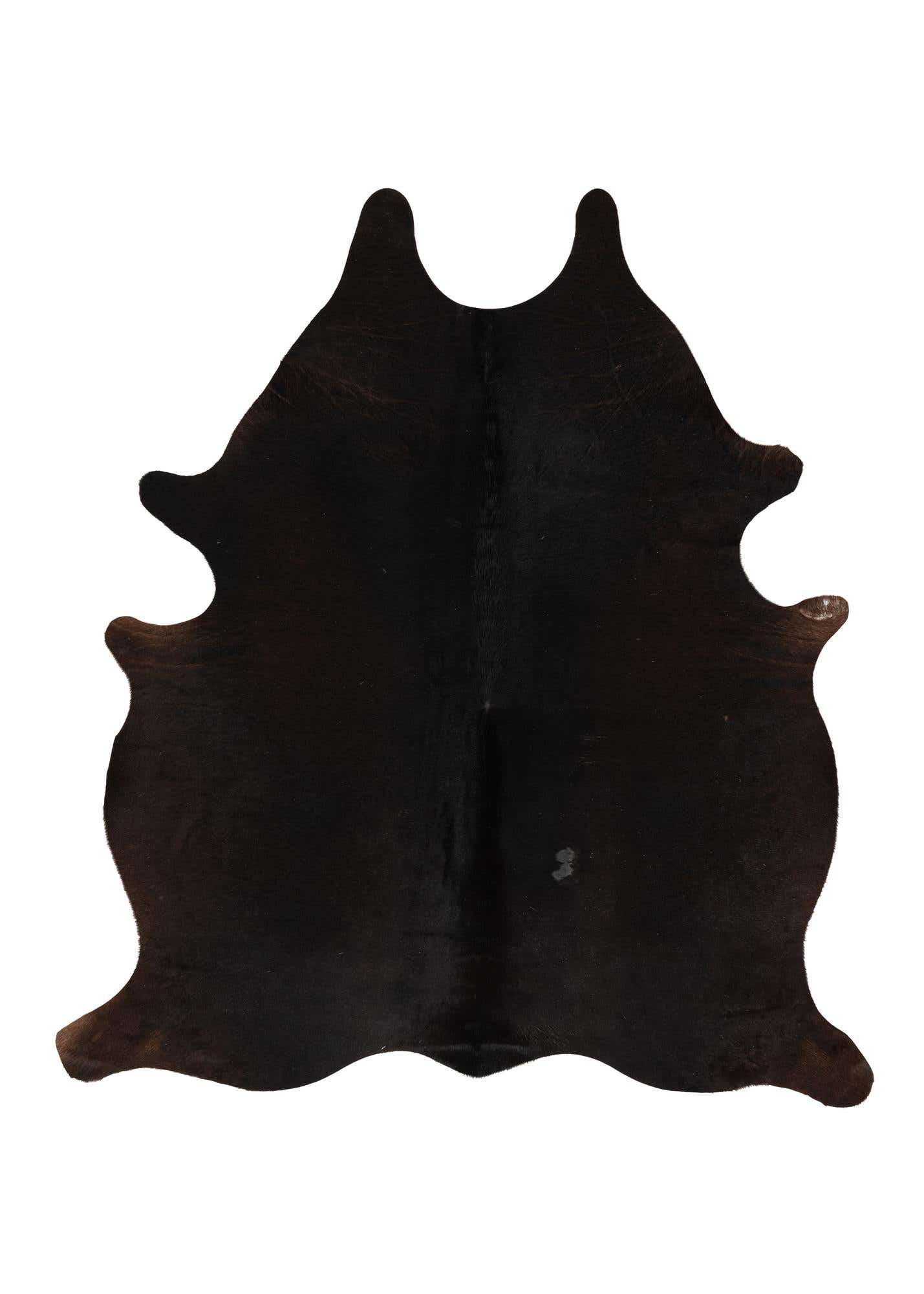5' 3 x 6' 5 Cowhide Leather Rug