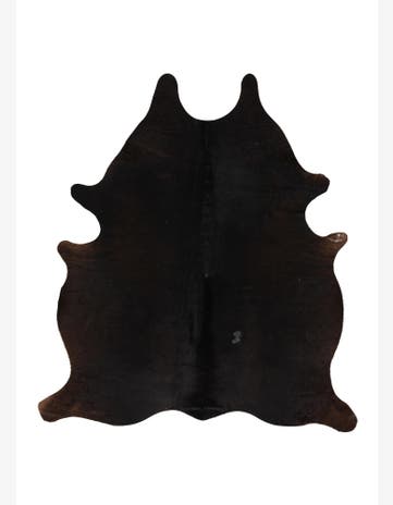 5' 3 x 6' 5 Cowhide Leather Rug