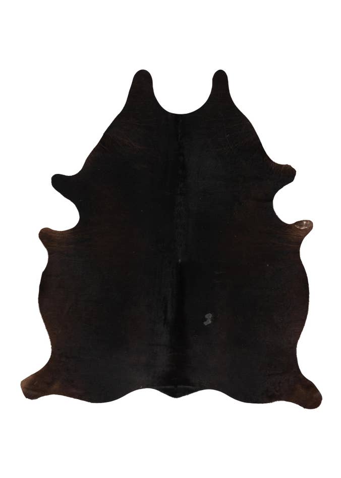Detail image of 5' 3 x 6' 5 Cowhide Leather Rug