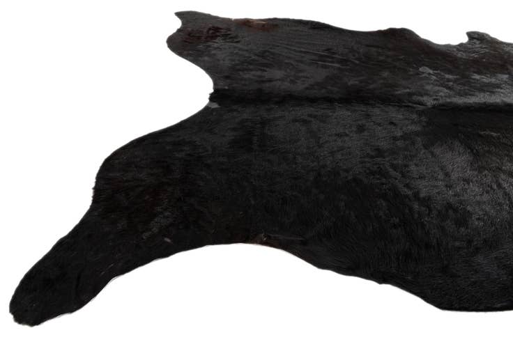 Detail image of 6' 1 x 7' 3 Cowhide Leather Rug