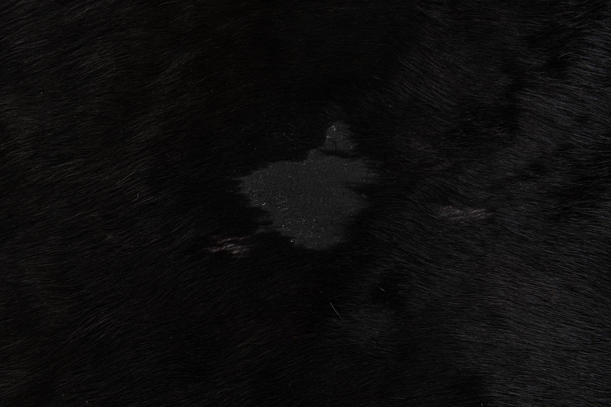 6' 1 x 7' 3 Cowhide Leather Rug