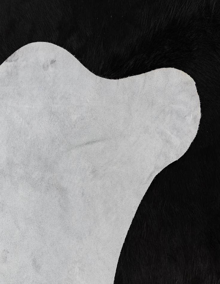 Detail image of 6' 1 x 7' 3 Cowhide Leather Rug