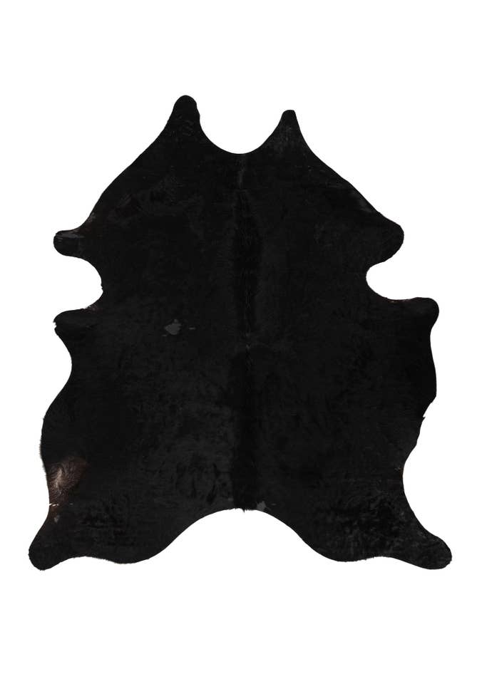 Detail image of 6' 1 x 7' 3 Cowhide Leather Rug