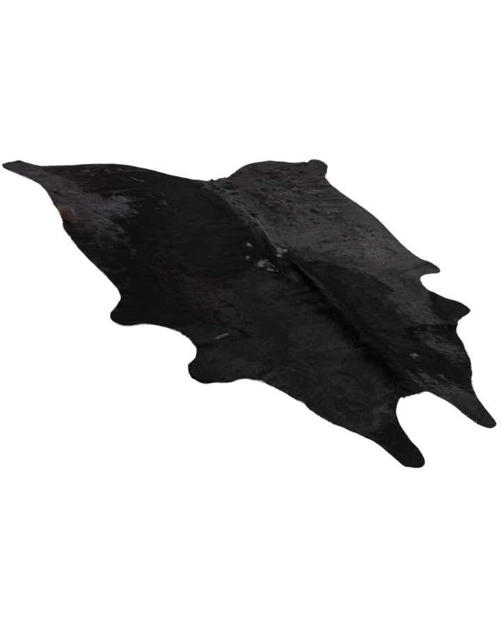 5' 5 x 6' 8 Cowhide Leather Rug