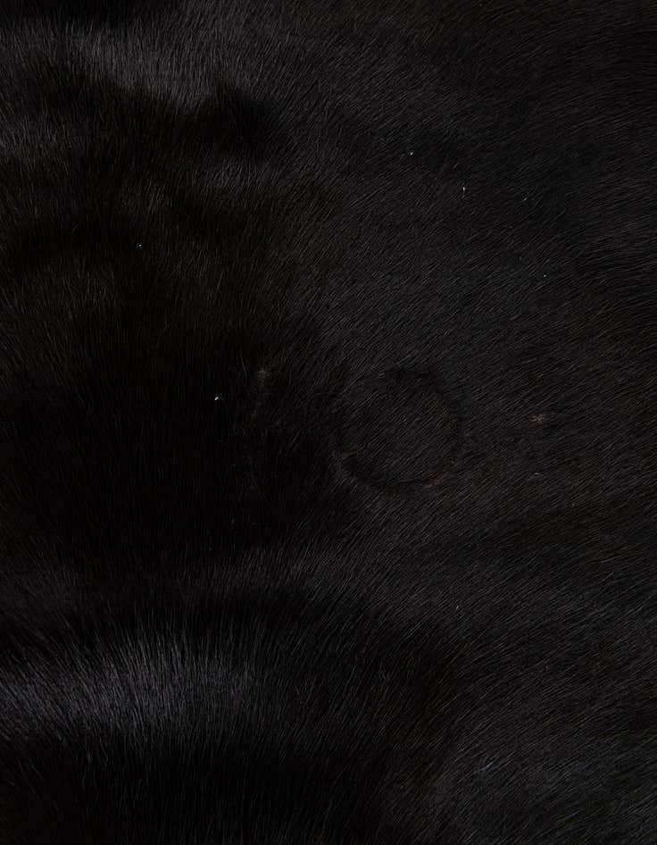 Detail image of 5' 5 x 6' 8 Cowhide Leather Rug