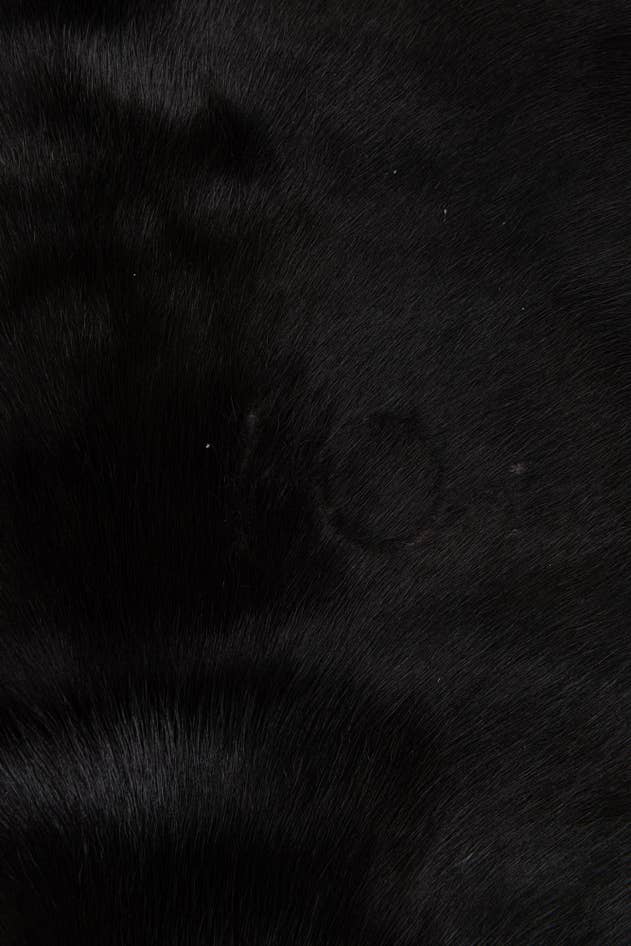 Detail image of 5' 5 x 6' 8 Cowhide Leather Rug