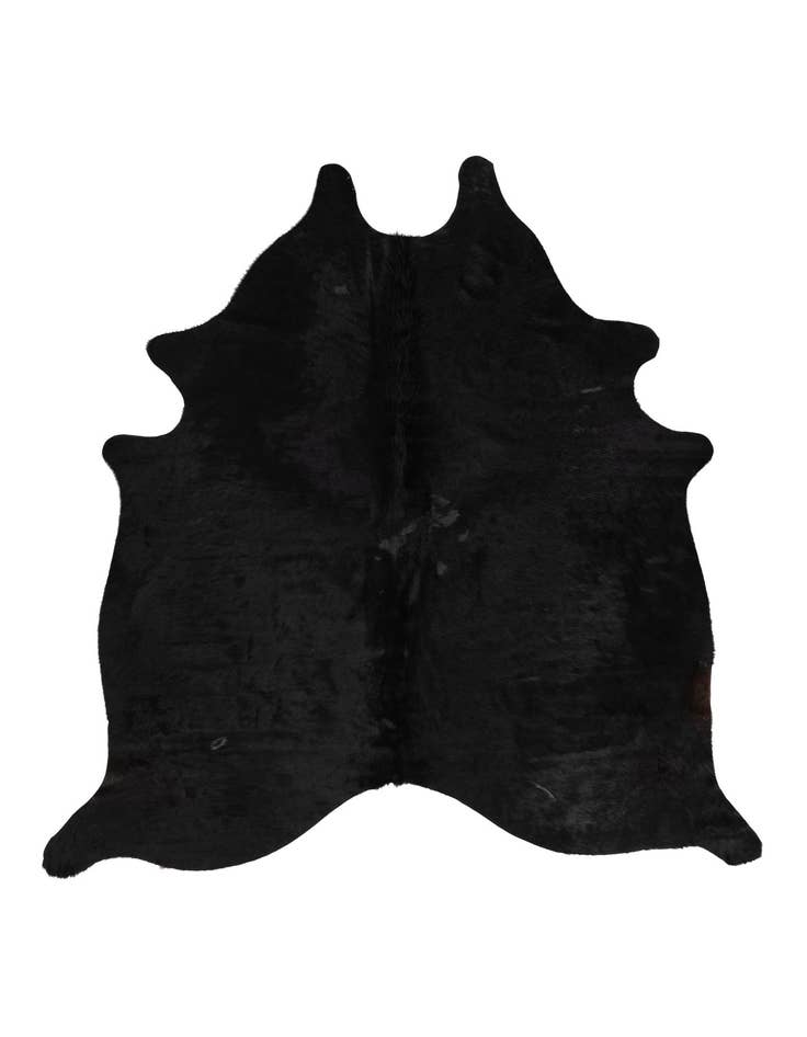 Detail image of 5' 5 x 6' 8 Cowhide Leather Rug