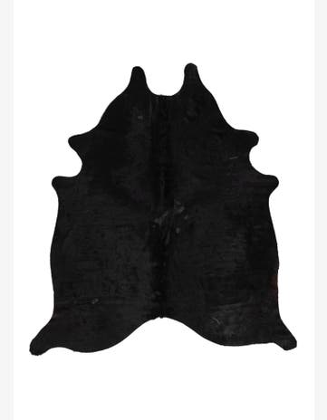 5' 5 x 6' 8 Cowhide Leather Rug