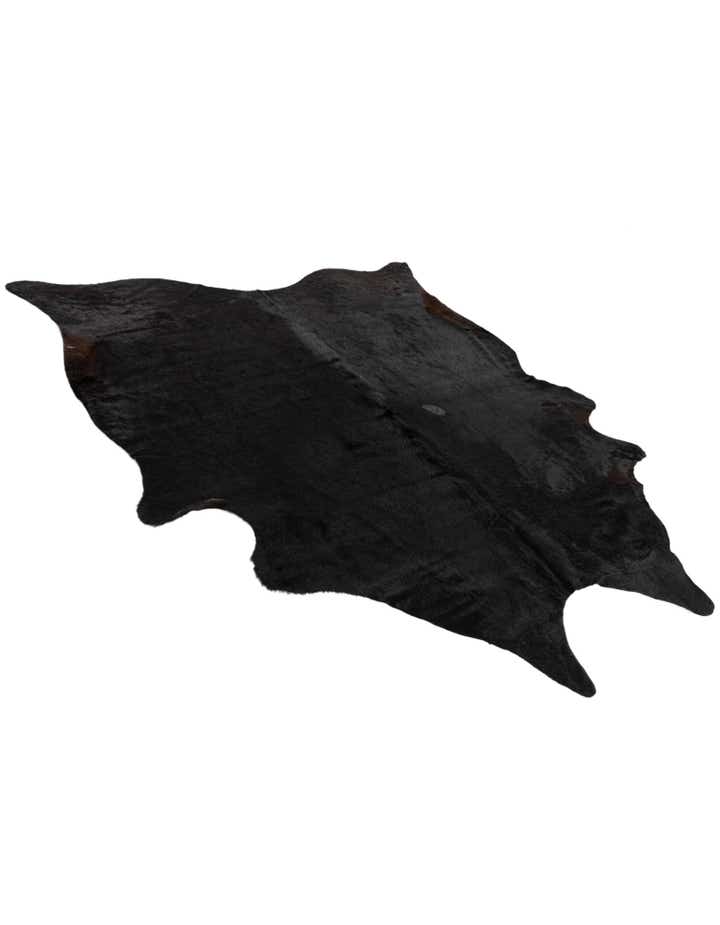 5' 11 x 7' Cowhide Leather Rug