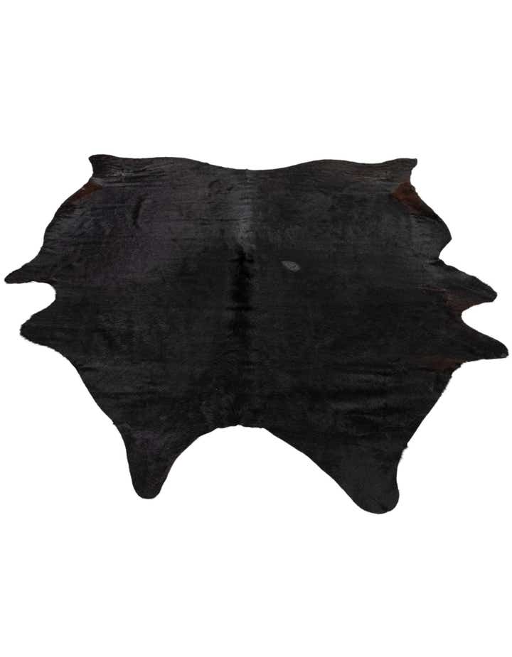 5' 11 x 7' Cowhide Leather Rug