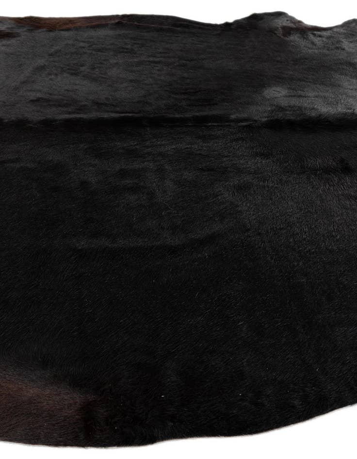 Detail image of 5' 11 x 7' Cowhide Leather Rug