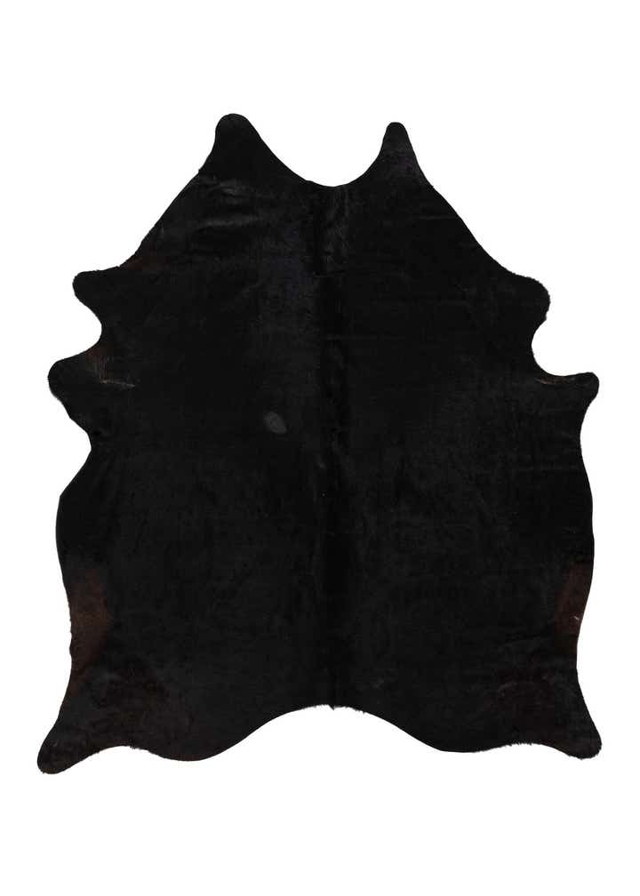 5' 11 x 7' Cowhide Leather Rug