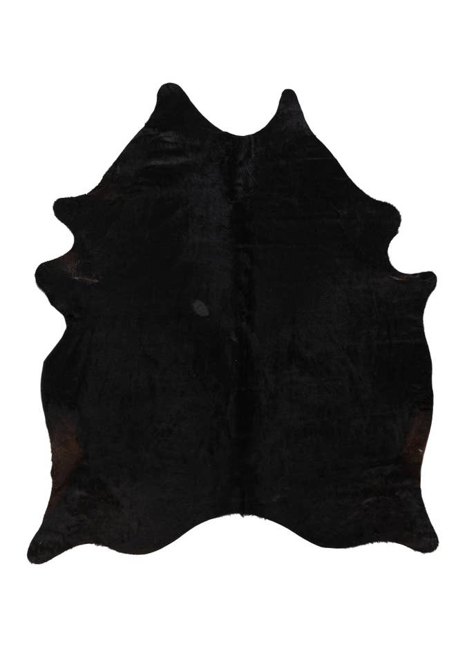 Detail image of 5' 11 x 7' Cowhide Leather Rug