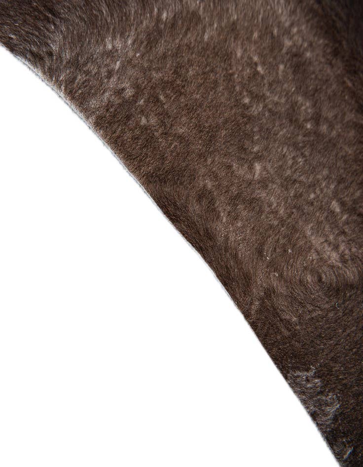 Detail image of 5' 11 x 6' 10 Cowhide Leather Rug