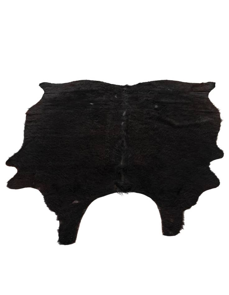 Detail image of 5' 1 x 5' 8 Cowhide Leather Rug