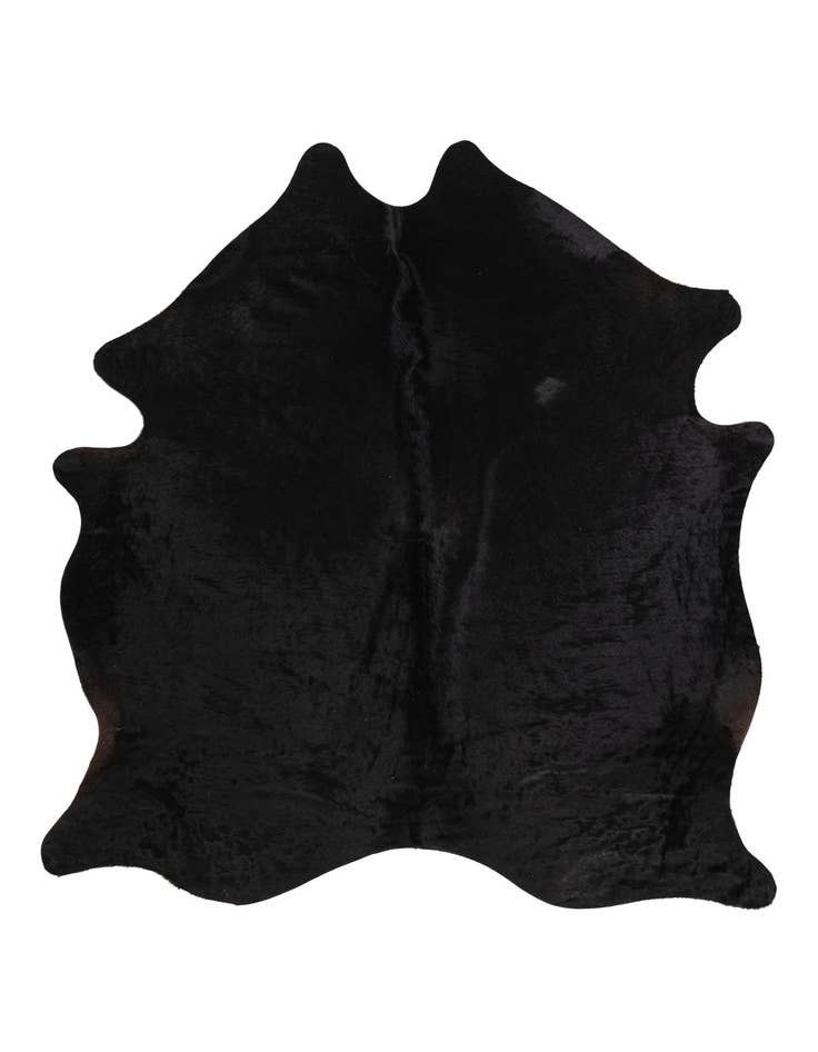 Detail image of 6' 5 x 7' 4 Cowhide Leather Rug