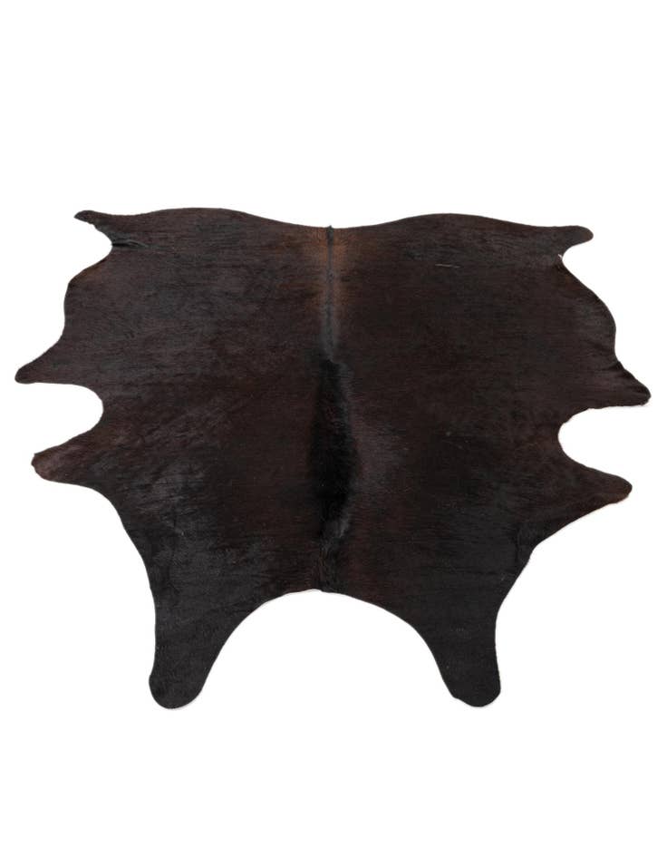 Detail image of 5' 11 x 6' 8 Cowhide Leather Rug