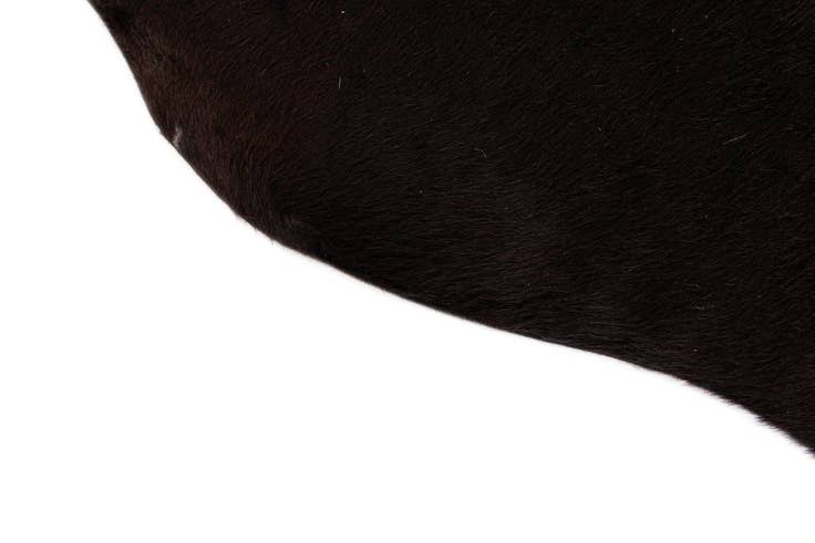 Detail image of 5' 11 x 6' 8 Cowhide Leather Rug