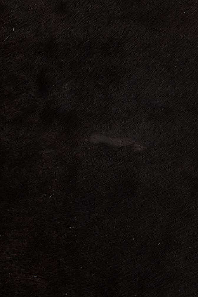 5' 11 x 6' 8 Cowhide Leather Rug