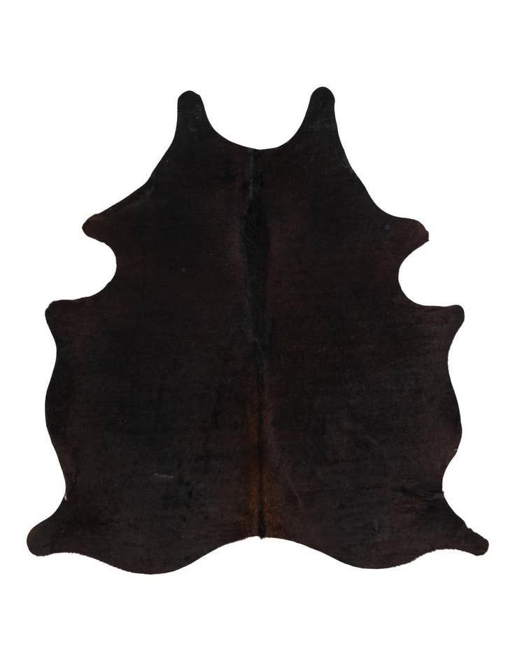 Detail image of 5' 11 x 6' 8 Cowhide Leather Rug