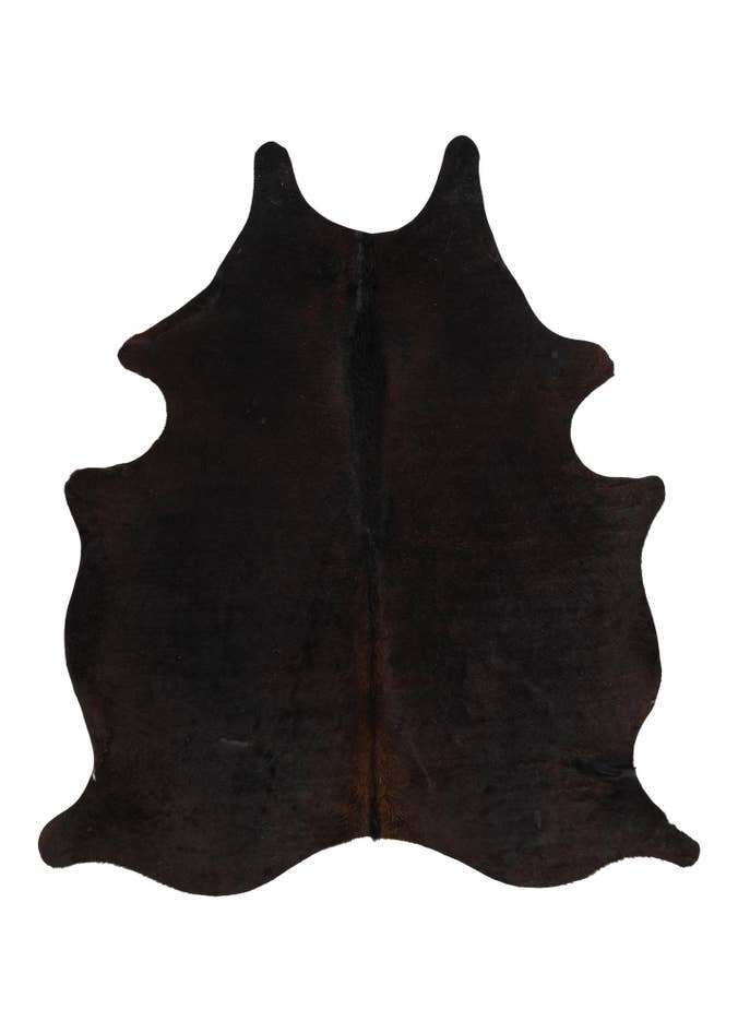 Detail image of 5' 11 x 6' 8 Cowhide Leather Rug