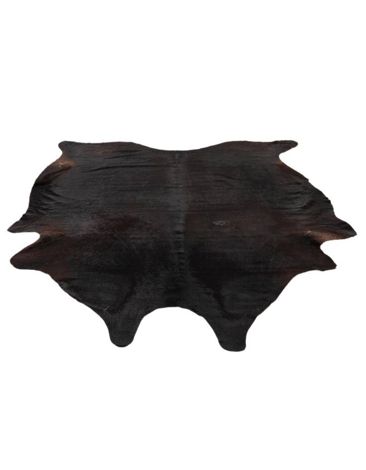 Detail image of 6' 9 x 7' 4 Cowhide Leather Rug