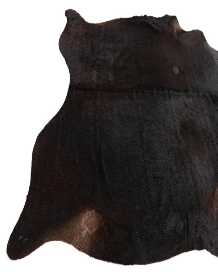 Detail image of 6' 9 x 7' 4 Cowhide Leather Rug