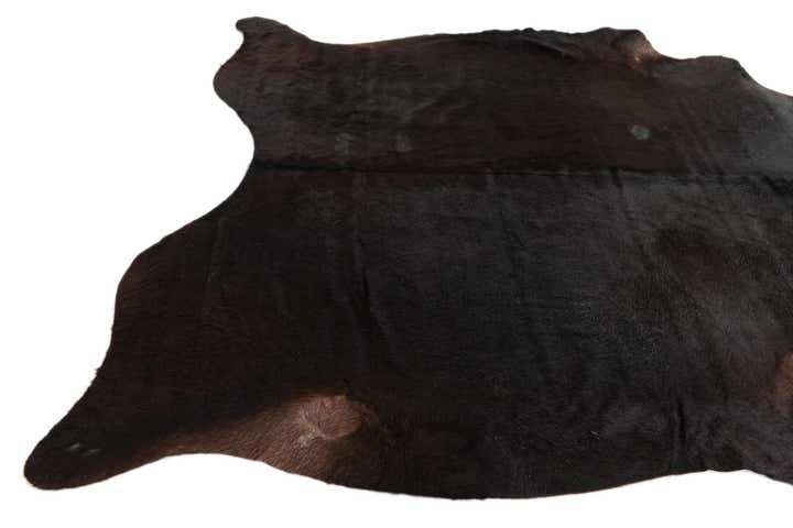 6' 9 x 7' 4 Cowhide Leather Rug
