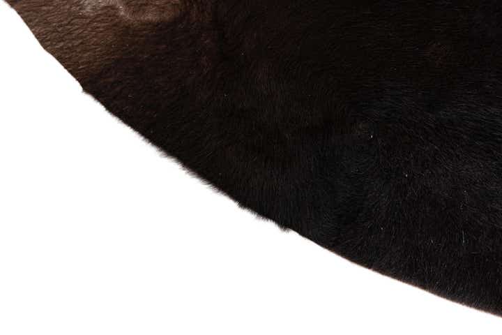 6' 9 x 7' 4 Cowhide Leather Rug