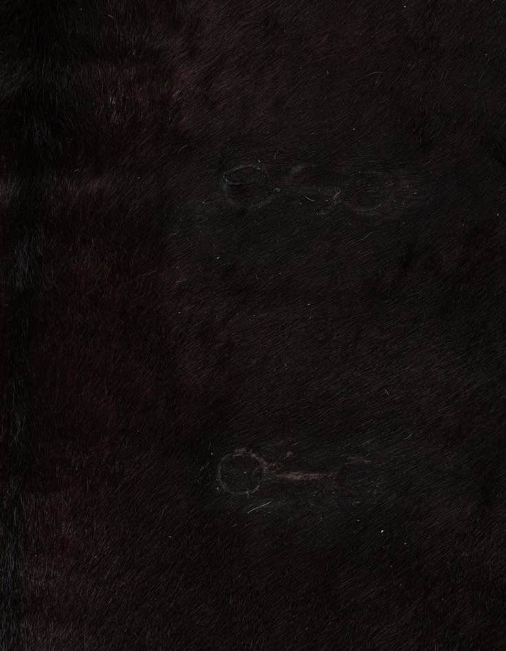 Detail image of 6' 9 x 7' 4 Cowhide Leather Rug