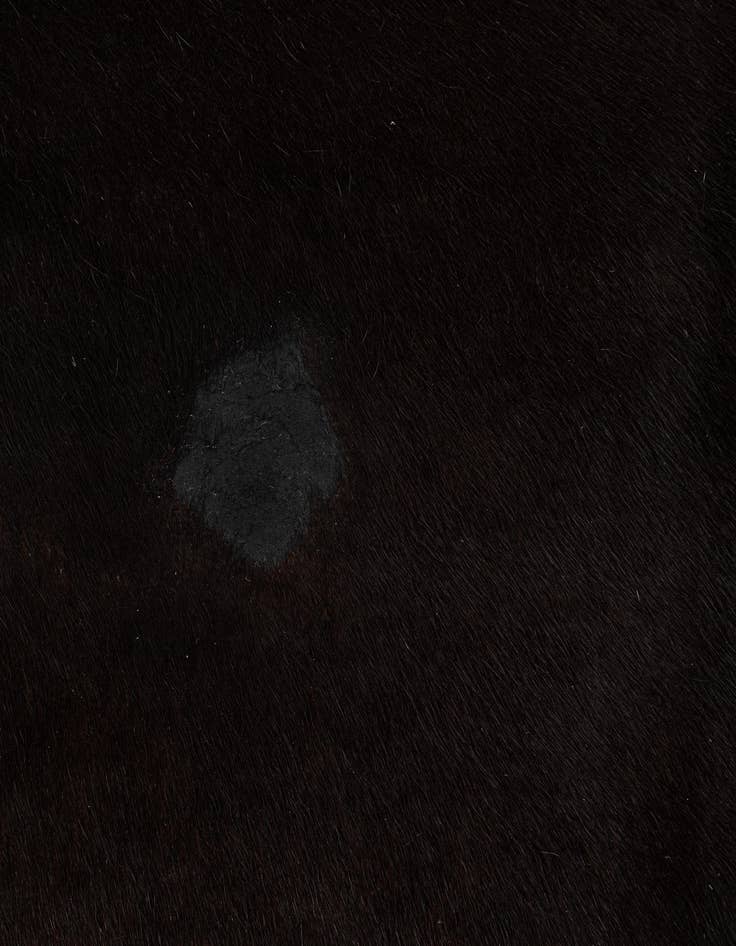 Detail image of 6' 9 x 7' 4 Cowhide Leather Rug