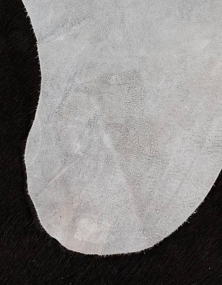 Detail image of 6' 9 x 7' 4 Cowhide Leather Rug