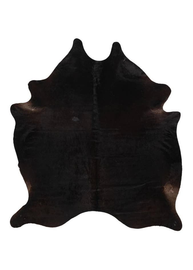 Detail image of 6' 9 x 7' 4 Cowhide Leather Rug