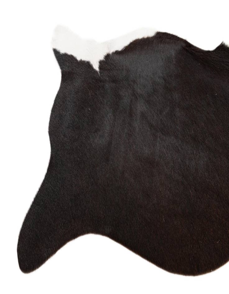 Detail image of 1' 8 x 2' 7 Cowhide Leather Rug