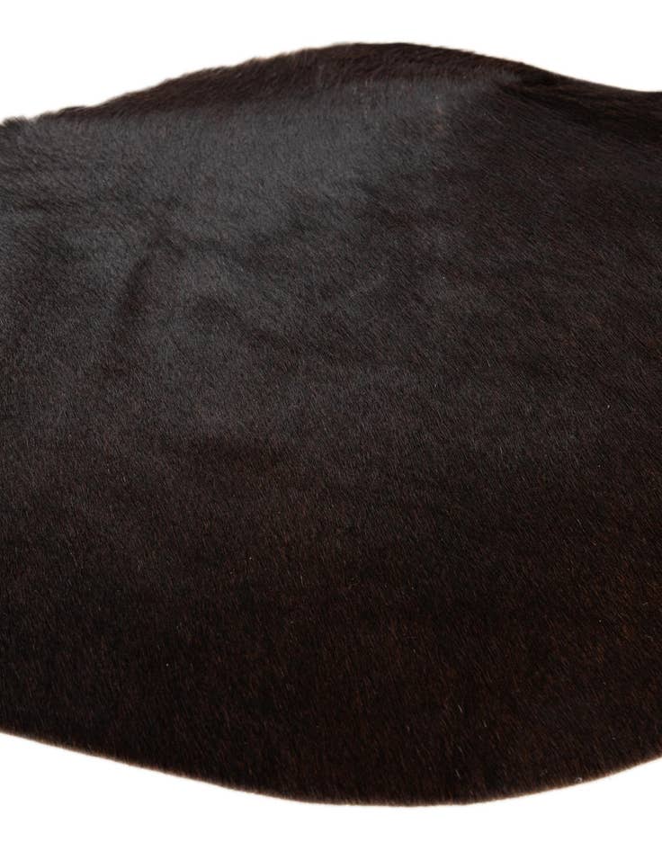 Detail image of 1' 8 x 2' 7 Cowhide Leather Rug