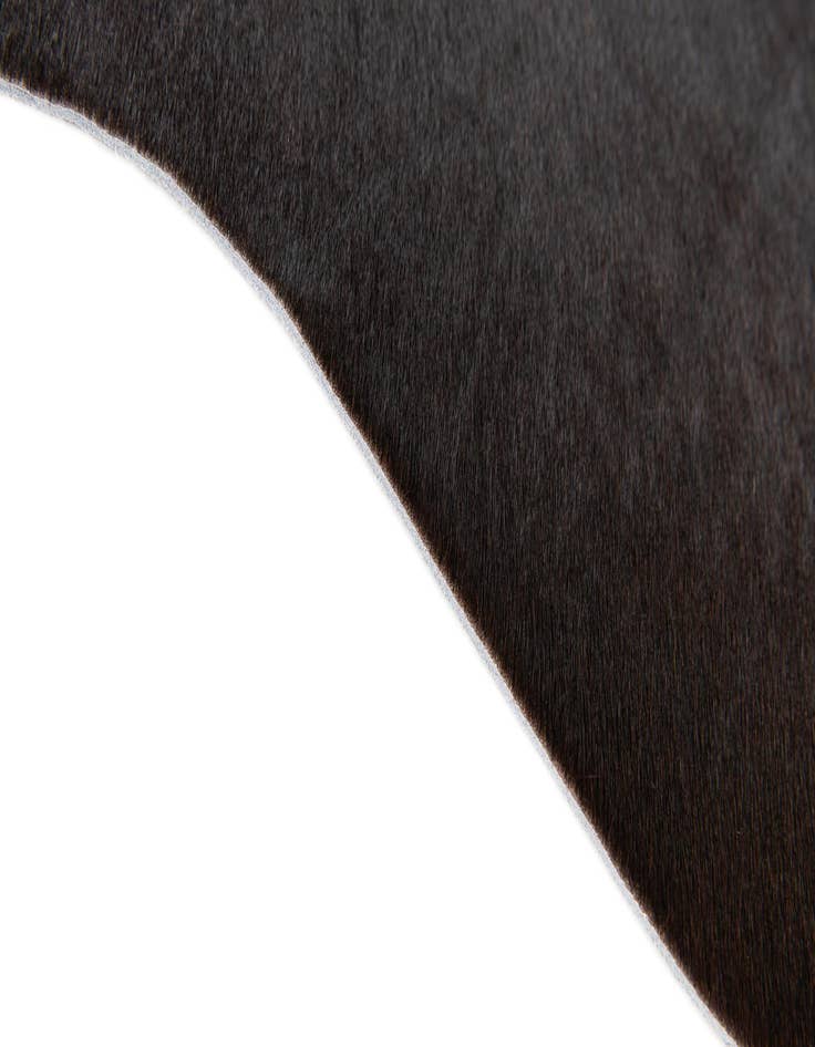 Detail image of 1' 8 x 2' 7 Cowhide Leather Rug